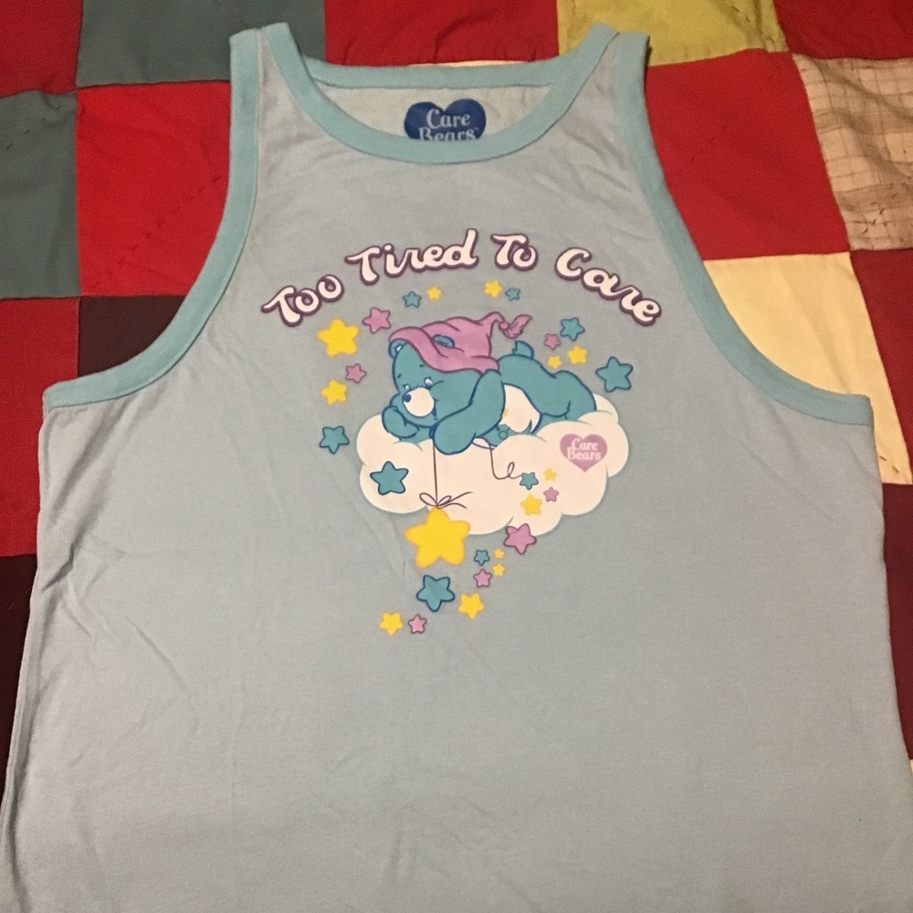 Carebears Sleepy time bear tank top